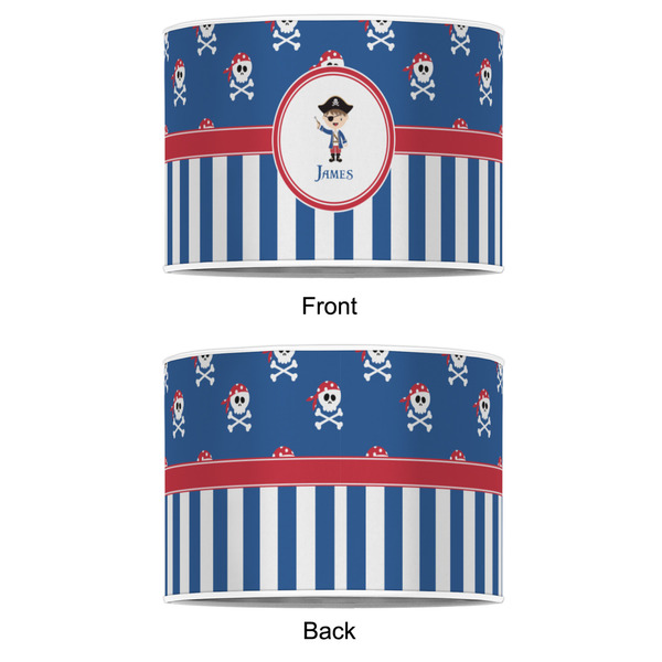 Blue Pirate 16" Drum Lampshade - APPROVAL (Poly Film)