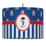 Blue Pirate Drum Pendant Lamp (Personalized)