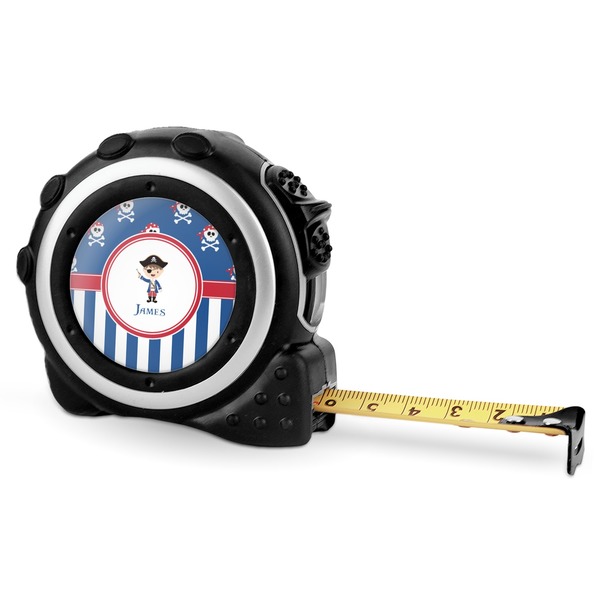 Custom Blue Pirate Tape Measure - 16 Ft (Personalized)