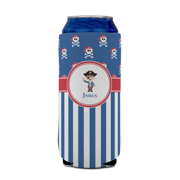 Blue Pirate 16oz Can Sleeve - FRONT (on can)