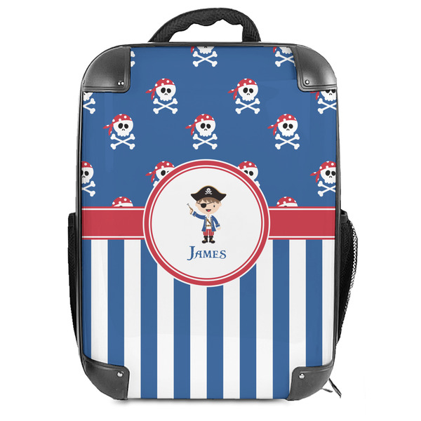Custom Blue Pirate Hard Shell Backpack (Personalized)