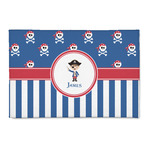 Blue Pirate 2' x 3' Indoor Area Rug (Personalized)