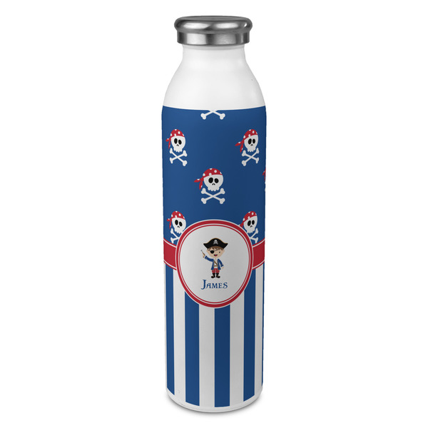 Custom Blue Pirate 20oz Stainless Steel Water Bottle - Full Print (Personalized)