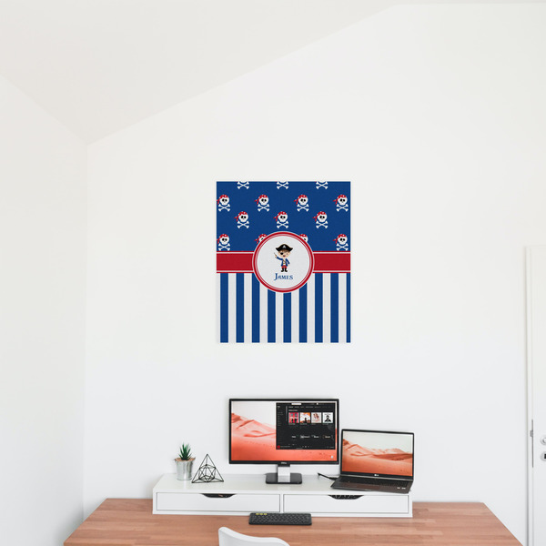 Blue Pirate 20x24 - Matte Poster - On the Wall