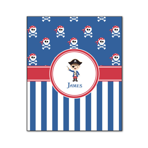 Custom Blue Pirate Wood Print - 20x24 (Personalized)