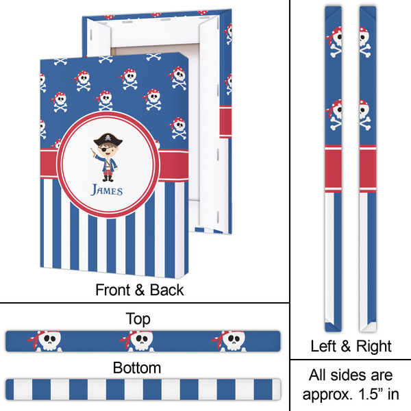 Blue Pirate 20x30 - Canvas Print - Approval