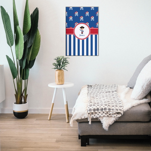 Blue Pirate 20x30 Wood Print - In Context