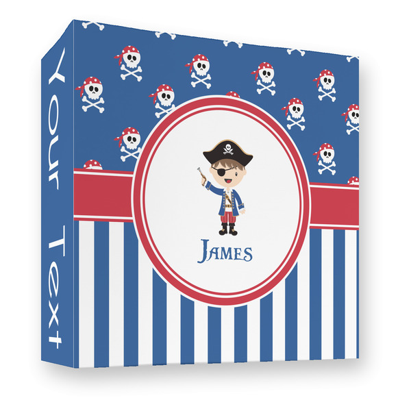 Blue Pirate 3 Ring Binders - Full Wrap - 3" - FRONT