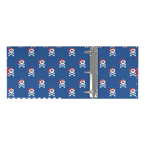 Blue Pirate 3 Ring Binders - Full Wrap - 3" - OPEN INSIDE