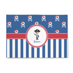 Blue Pirate 4' x 6' Patio Rug (Personalized)