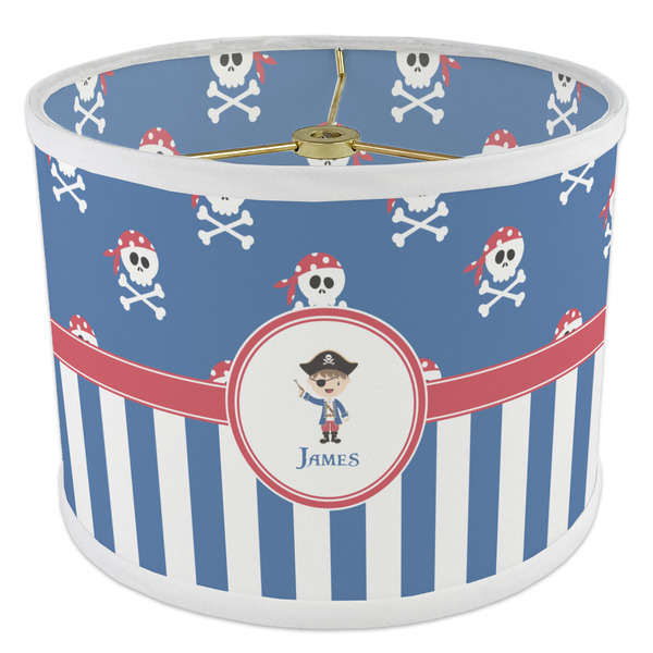 Blue Pirate 8" Drum Lampshade - ANGLE Poly-Film