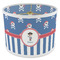 Blue Pirate 8" Drum Lampshade - ANGLE Poly-Film