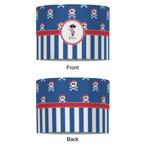 Blue Pirate 8" Drum Lampshade - APPROVAL (Fabric)