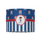 Blue Pirate 8" Drum Lampshade - FRONT (Fabric)