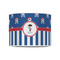 Blue Pirate 8" Drum Lampshade - FRONT (Poly Film)