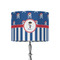 Blue Pirate 8" Drum Lamp Shade - Fabric (Personalized)
