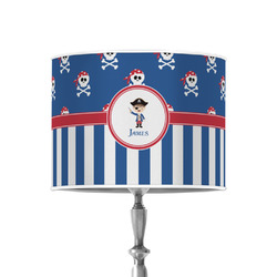Blue Pirate 8" Drum Lamp Shade - Poly-film (Personalized)