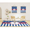 Blue Pirate 8'x10' Indoor Area Rugs - IN CONTEXT