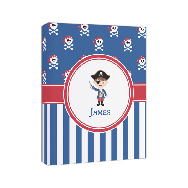 Blue Pirate 8x10 - Canvas Print - Angled View