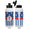 Blue Pirate Aluminum Water Bottle - White APPROVAL