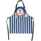 Blue Pirate Apron With Pockets w/ Name or Text