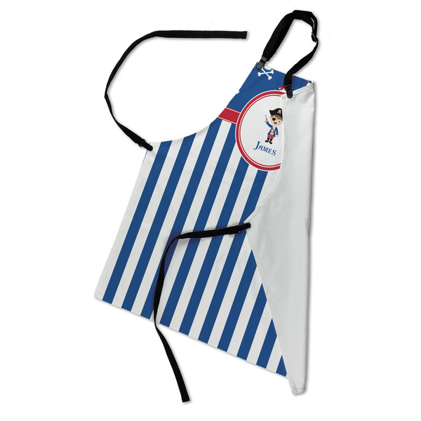 Blue Pirate Apron - Folded
