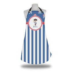Blue Pirate Apron w/ Name or Text