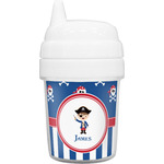 Blue Pirate Baby Sippy Cup (Personalized)