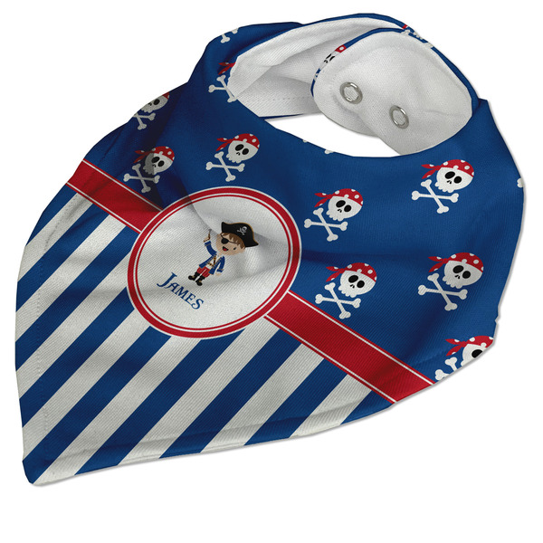 Blue Pirate Bandana Closed