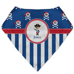 Blue Pirate Bandana Bib (Personalized)