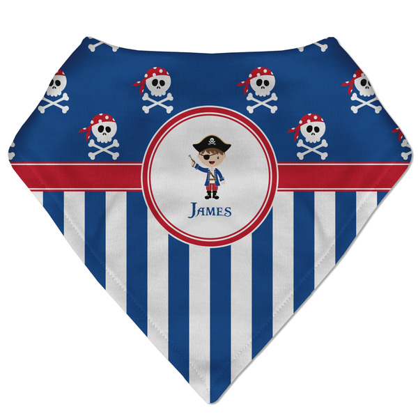 Custom Blue Pirate Bandana Bib (Personalized)