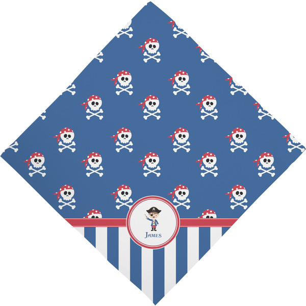 Blue Pirate Bandana - Full View