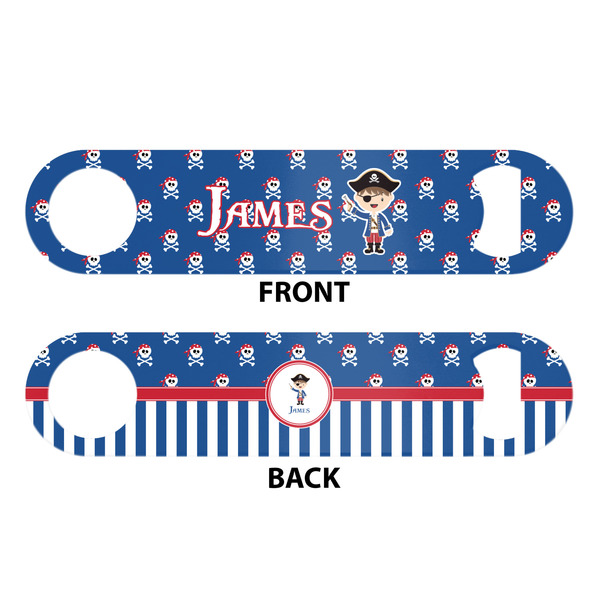 Blue Pirate Bar Bottle Opener - White - Approval