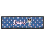 Blue Pirate Bar Mat - Large (Personalized)