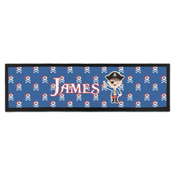 Blue Pirate Bar Mat - Large (Personalized)