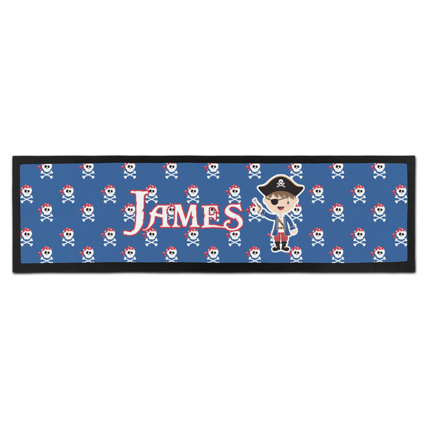 Custom Blue Pirate Bar Mat - Large (Personalized)