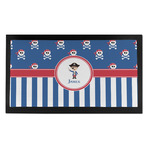 Blue Pirate Bar Mat - Small (Personalized)