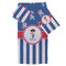Blue Pirate Bath Towel Set - 3 Pcs (Personalized)