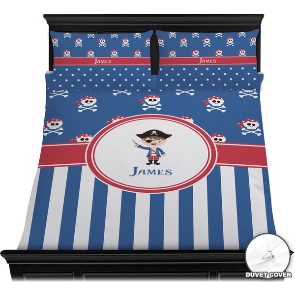 Blue Pirate Bedding Set (Queen) - Duvet