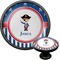 Blue Pirate Cabinet Knob (Black) (Personalized)
