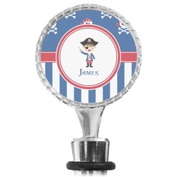 Blue Pirate Wine Bottle Stopper (Personalized)