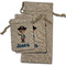 Blue Pirate Burlap Gift Bags - (PARENT MAIN) All Three