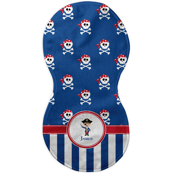 Blue Pirate Burp Peanut Shaped Flat