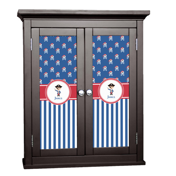 Custom Blue Pirate Cabinet Decal - Custom Size (Personalized)