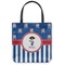Blue Pirate Canvas Tote Bag (Personalized)