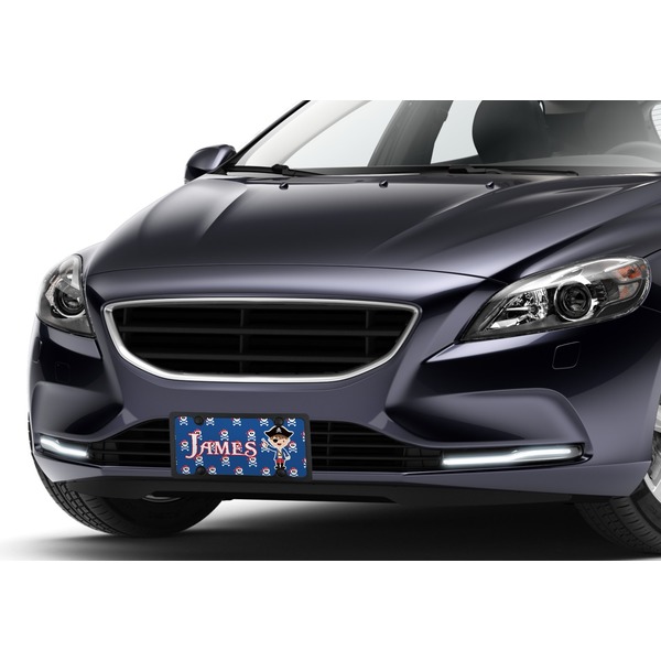 Blue Pirate Car License Plate Lifestyle