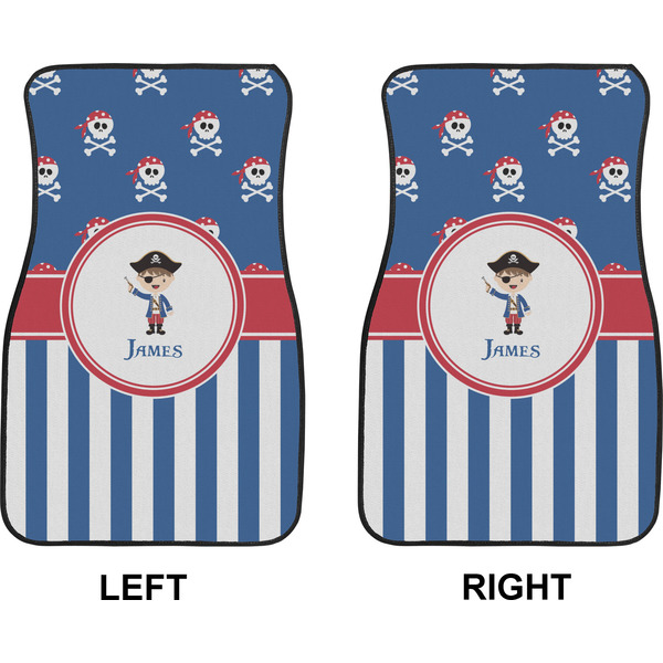 Blue Pirate Car Mat Front - Approval