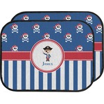Blue Pirate Car Floor Mats (Back Seat) (Personalized)