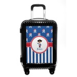 Blue Pirate Carry On Hard Shell Suitcase (Personalized)