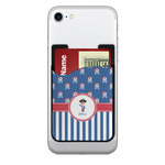 Blue Pirate 2-in-1 Cell Phone Credit Card Holder & Screen Cleaner (Personalized)